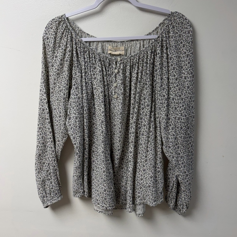 Denim & Supply‎ by Ralph Lauren Floral Boho Flowy Blouse Size Small